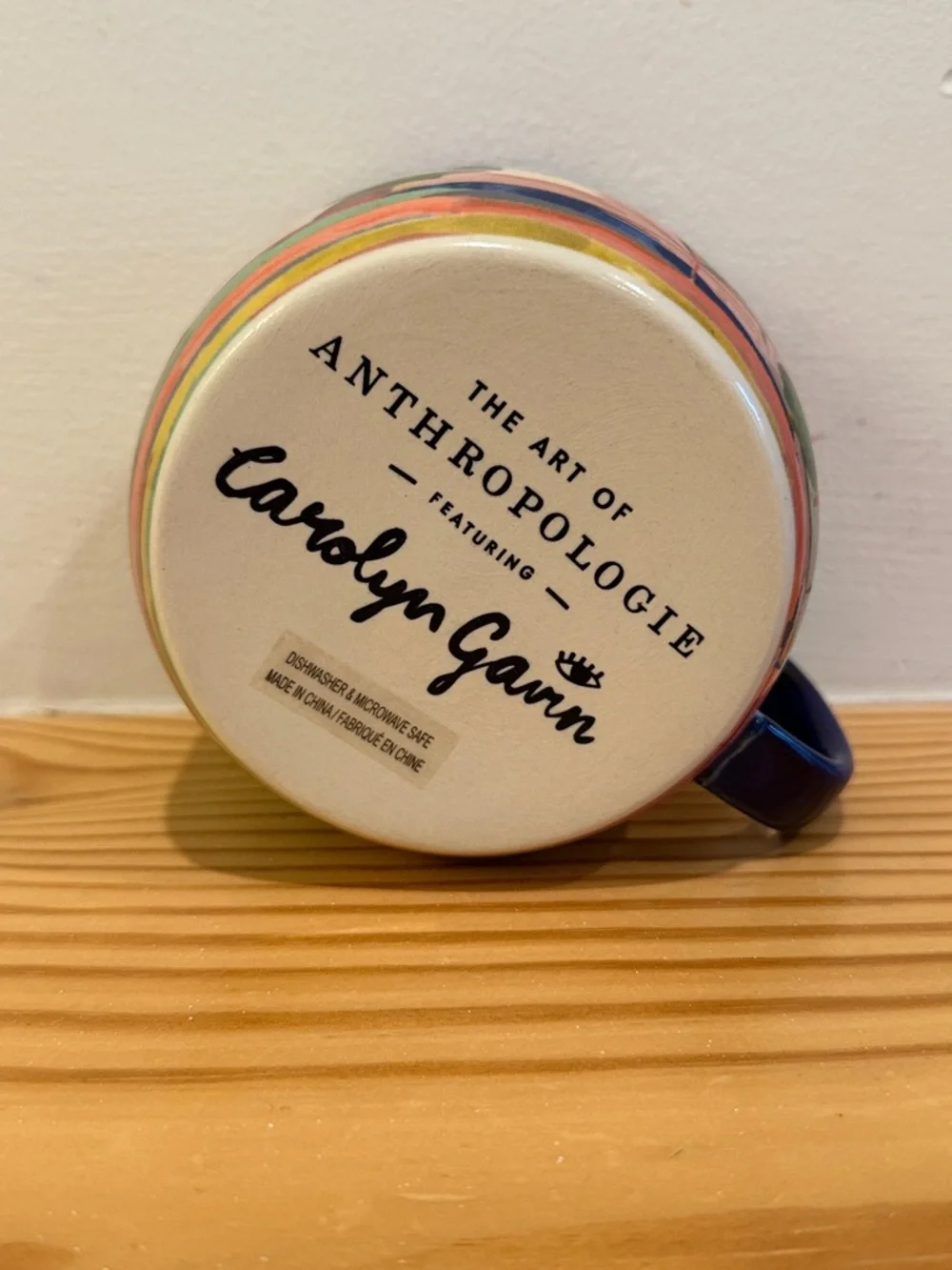 Anthropologie Carolyn Gavin Parterre Mug